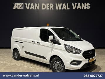 Ford Transit Custom | 2.0 TDCI 130pk L2H1 Euro6 Airco |, Gebruikt, Euro 6, Wit, Dealer onderhouden