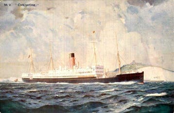 Schip - Ansichtkaart (146) - 1900-1999, Gelopen
