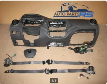 Dashboard + Airbags + Veiligheidsgordels Renault Captur, Verzenden, Gereviseerd, Renault