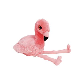 Nature Planet flamingo knuffel - pluche - 23 cm - tropische, Verzenden, Nieuw