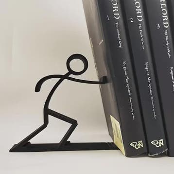 Creatieve Stickfigure Boekensteun - Minimalistische Boekenho, Verzenden, Nieuw
