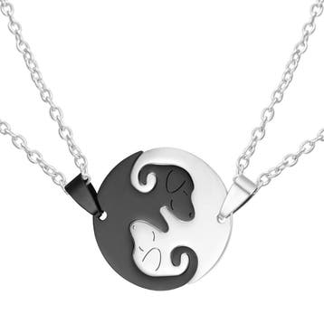 Fako Bijoux - Vriendschapsketting - RVS - Hond - Yin Yang -, Sieraden, Tassen en Uiterlijk, Verzenden, Nieuw