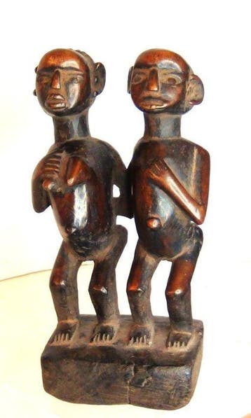KAKONGO KOPPEL BEELDJE - DR Congo (Zonder minimumprijs)