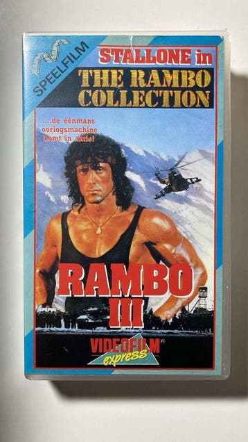 RAMBO 3 (VHS), Verzenden, Gebruikt