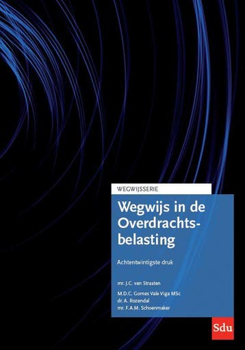 Wegwijs in de Overdrachtsbelasting / Wegwijsserie, Verzenden, Zo goed als nieuw, M.D.C. Gomes Vale Viga