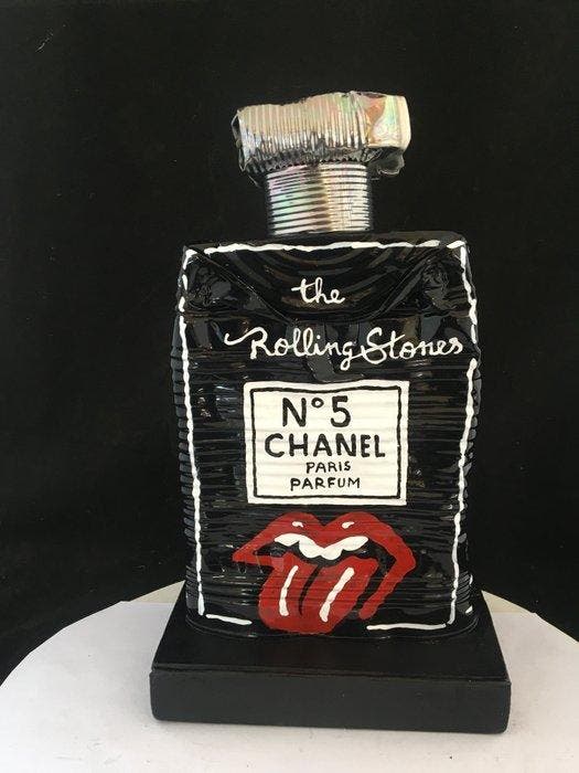 Norman Gekko - Chanel N.5 ROLLING STONES (Limited Edition, Antiek en Kunst, Kunst | Designobjecten