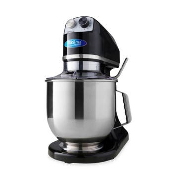 Planeetmenger - 7 L - Tot 2 Kg Deeg - Zwart, Witgoed en Apparatuur, Keukenmixers, 4 liter of meer, Verzenden, Nieuw, 3 snelheden of meer