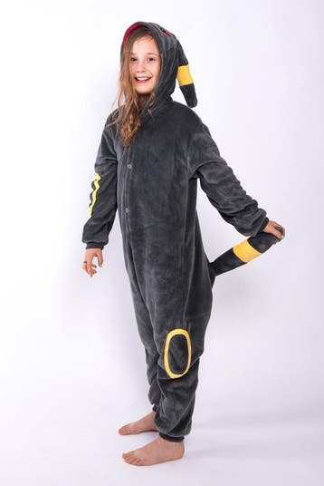 Onesie Umbreon Pokemon Pak Kostuum L-XL Jumpsuit Huispak, Kleding | Heren, Maat 52/54 (L), Carnaval, Nieuw, Ophalen of Verzenden