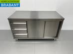 RVS Werkkast Kast Werktafel Premium-line 2 schuifdeuren en 3, Ophalen of Verzenden, Nieuw in verpakking