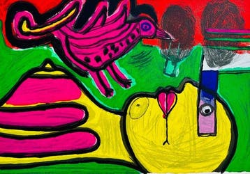 Corneille (1922-2010) - Zonder titel, Antiek en Kunst