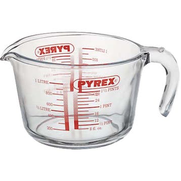Pyrex Maatbeker Glas 1L, Verzenden, Nieuw