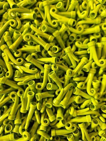 Lego Onderdelen - New Plant Grass Stem Lime 750pcs, Nieuw