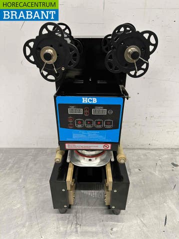 Automatische cupsealer cupsealing machine Bubble tea 300/500, Ophalen of Verzenden, Nieuw in verpakking
