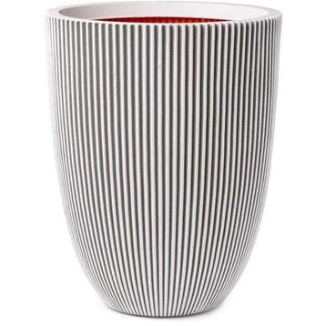 Capi Elegante Vaas Groove 46x58 cm Ivoor 445499 (POT COVER), Verzenden, Nieuw, Overige typen