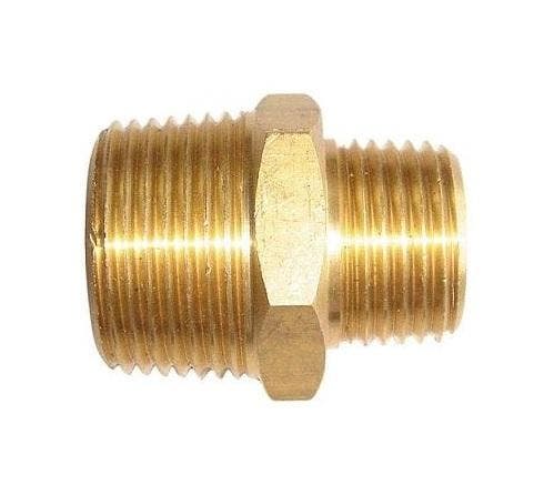 Messing Verloopstuk Luchtkoppeling - 3/8 Naar 1/4 - Verl, Zakelijke goederen, Machines en Bouw | Pompen en Compressoren, Ophalen of Verzenden