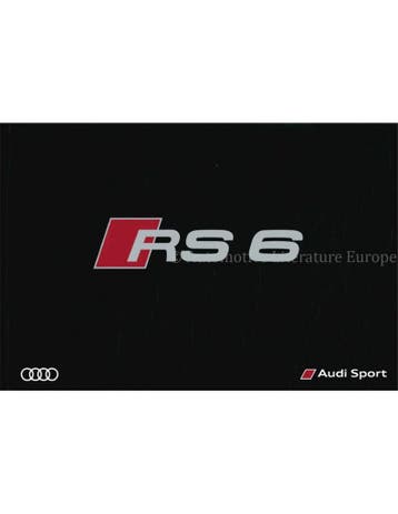2016 AUDI RS6 AVANT HARDCOVER BROCHURE DUITS, Boeken, Nieuw, Audi, Author