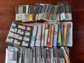 Nederland 1982/2001 - Complete verzameling PTT-mapjes gulden, Gestempeld