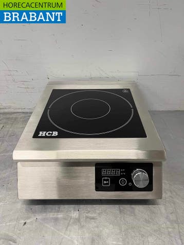 HCB RVS Inductie fornuis kookplaat 5 kW 400V Horeca, Ophalen of Verzenden, Nieuw in verpakking