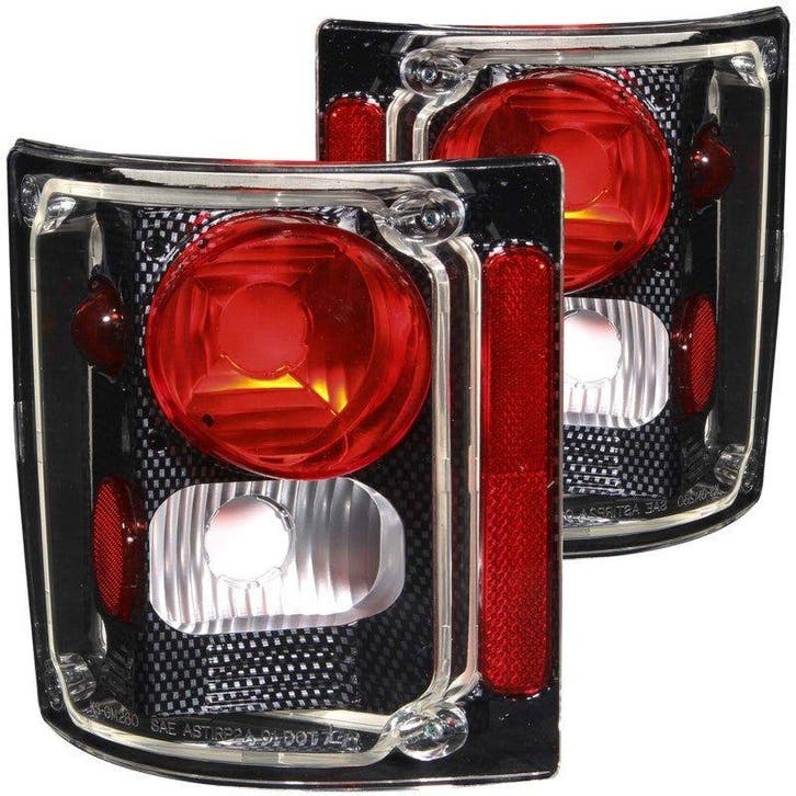 ANZO 1973-1987 Chevrolet C 10 Taillights Carbon, Auto-onderdelen, Verlichting, Ophalen of Verzenden