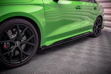 Maxton Street Pro Side Skirts Diffusers met Flaps Audi RS3, Verzenden, Nieuw, Audi