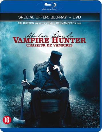 Vampire Hunter Abraham Lincoln (Blu-ray tweedehands film), Ophalen of Verzenden, Zo goed als nieuw