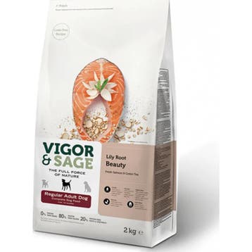 Vigor&Sage Hondenvoer Regular Lilly Root Beauty 2 kg, Verzenden, Hond