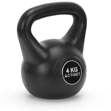 Kettlebell | Kettle Bell | Zwart | 4 kg, Ophalen of Verzenden, Nieuw