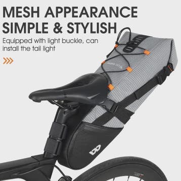WEST BIKING Fietszadel Tas 10L - Waterdichte Onderzadel Opbe, Verzenden, Nieuw