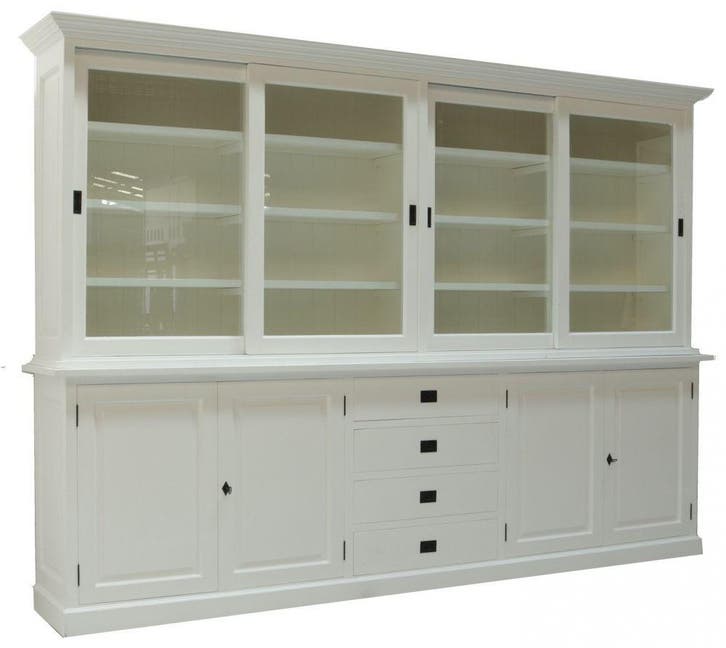 Buffetkast wit Zwaag XL 310cm, Huis en Inrichting, Kasten | Buffetkasten, Ophalen of Verzenden