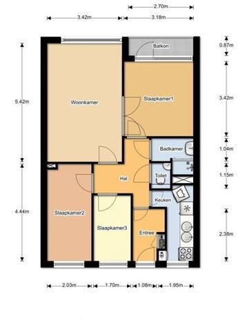 Te Huur 4 Kamer Appartement Fluitekruidweg In Zaandam, Direct bij eigenaar, Noord-Holland, Zaandam, Appartement