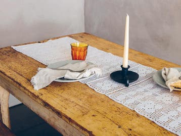 Haakpatroon Tafelloper Flower Fields Table Runner filet ha, Ophalen of Verzenden, Nieuw