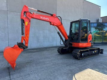 Veiling: Midigraafmachine Kubota KX163-5 Diesel 2017, Ophalen, Graafmachine