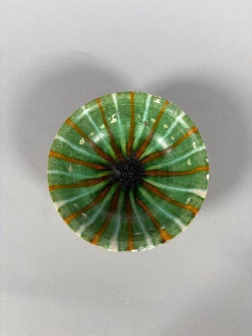 Oud Chinees - Tang-dynastie, Sancai geglazuurd Vaas - 13 cm