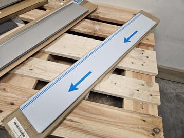 Xenz Gootcover tbv Easy Tray 90 cm Mat RVS / Inox, Ophalen of Verzenden, Nieuw, Rvs, Overige typen