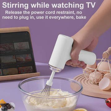 Draadloze Elektrische Handmixer met 3 Snelheden - Perfect vo, Verzenden, Nieuw