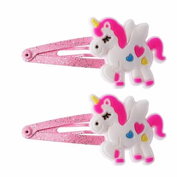 Fako Fashion - Haarspeldjes Glitter Eenhoorn / Unicorn -, Verzenden, Nieuw