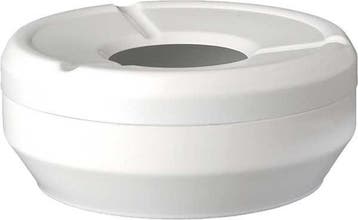 Witte Asbak | Stapelbaar|  Ø10x4cm, Verzenden, Nieuw in verpakking
