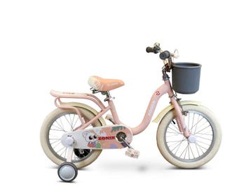 Zonix Meisjesfiets 16 Inch Licht Pastelroze Kinderfiets Met, Ophalen of Verzenden, Nieuw, Zonix