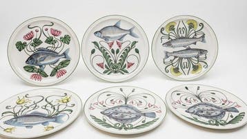 Villeroy & Boch - Bord (6) - Atlantic - Vitro-Porzellan -
