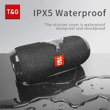 Draagbare Bluetooth Speaker T&G TG117 - Waterdicht, TWS Ster, Verzenden, Nieuw