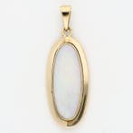 Hanger - 14 karaat Geel goud - Opaal