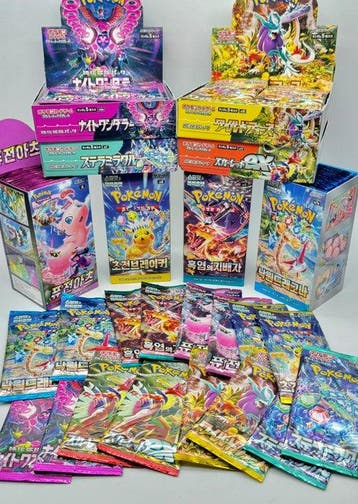 Pokémon - 16 Booster pack - x16 Pokemon packs - Fusion Arts,, Nieuw