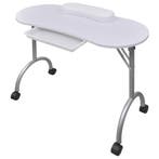Beauty Station inklapbaar | Massief staal | Laatste Stuk!, Metaal of Aluminium, Zo goed als nieuw, Minder dan 100 cm, Modern