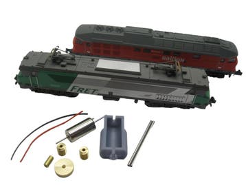 micromotor NM029C N motor ombouwset voor Minitrix  DR BR, Hobby en Vrije tijd, Overige merken, Gelijkstroom, Verzenden, Overige typen