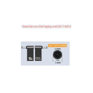 PD 100W Laptop Voedingslader Adapter voor Dell 7.4x5, Verzenden, Nieuw