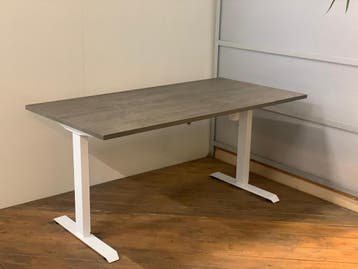 Elektrisch Verstelbaar Bureau - Eikenlook - Nieuw, Verzenden, In hoogte verstelbaar, Nieuw