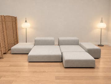 NIEUW Living Divani Extra Wall Modulaire Bank + GARANTIE, Huis en Inrichting, Design Bank Bankstel Zetel Hoekbank Living Divani