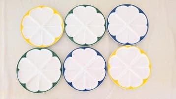 Italica Ars Ceramica - Tafelservies voor 6 (6) - Keramiek -
