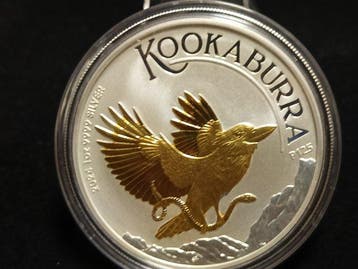 Australië. 1 Dollar 2024 , Kookaburra Gilged, 1 Oz .999