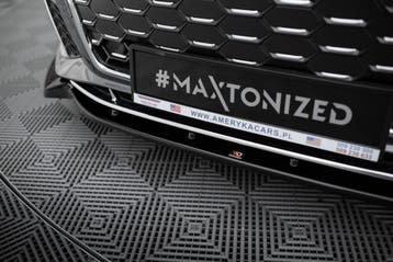 Maxton Front Splitter V.2 Audi S5 / A5 S-Line F5 Facelift, Verzenden